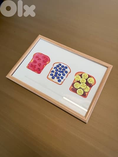 Framed poster