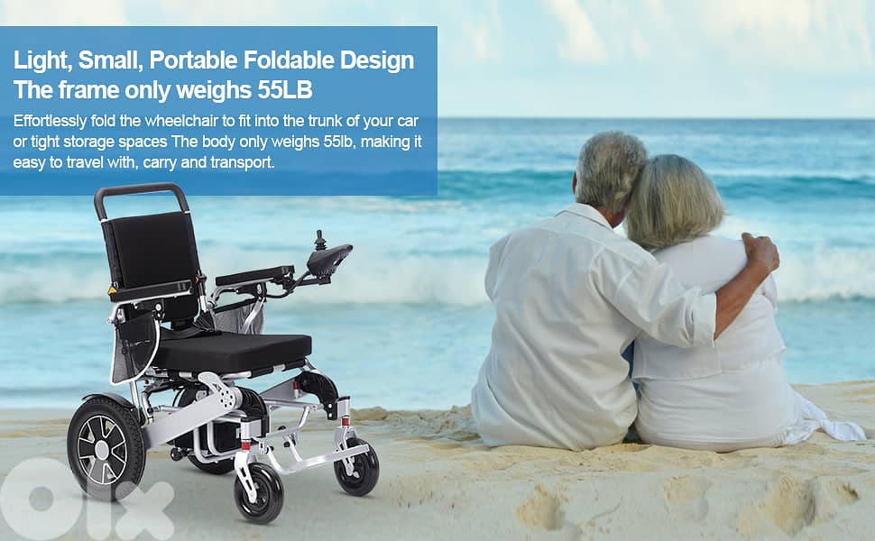 light weight electric wheelchair-كرسي كهربائي خفيف الوزن 3