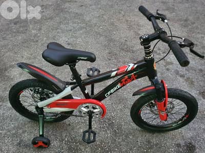 kids bike size 16" disc brakes (brand new)