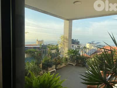 Panoramic apartment rent/sale Beit mery شقة للبيع بيت مري منظر رائع