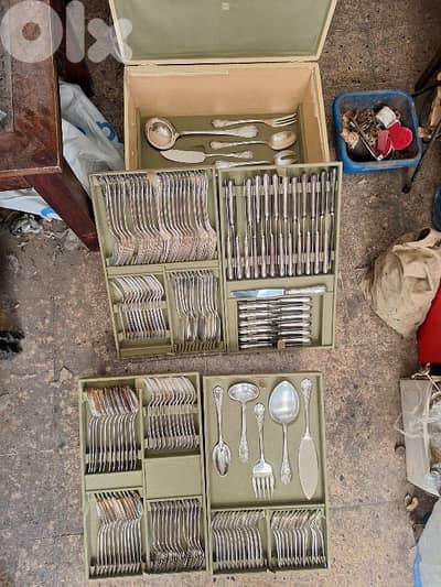 christofle France cutlery silver set 170 pieces  large collection