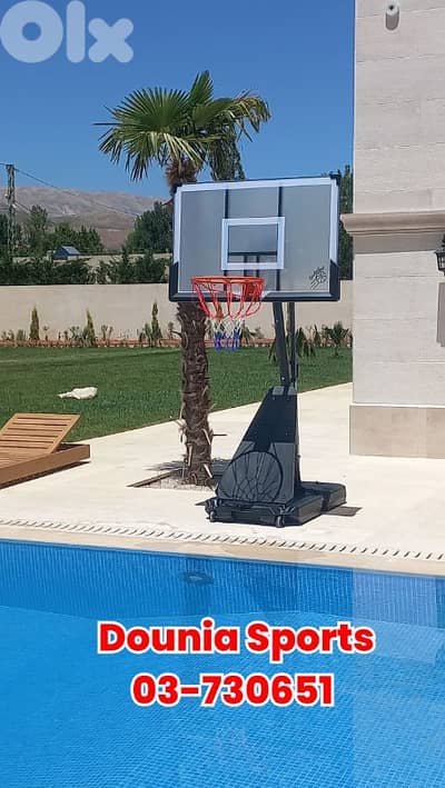 movable basketball hoop