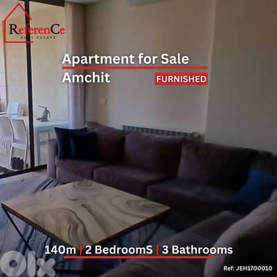 Furnished apartment for sale in aamchit شقة مفروشة عمشيت