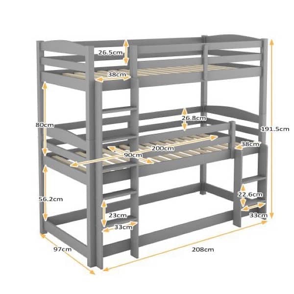 single bed x3 5