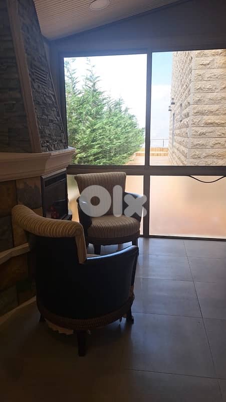 chalet for rent in zaarour furnished شالي للاجار في الزعرور 19