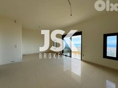 L20671 - New Apartment With Panoramic Sea View For Sale in Ain Saadeh