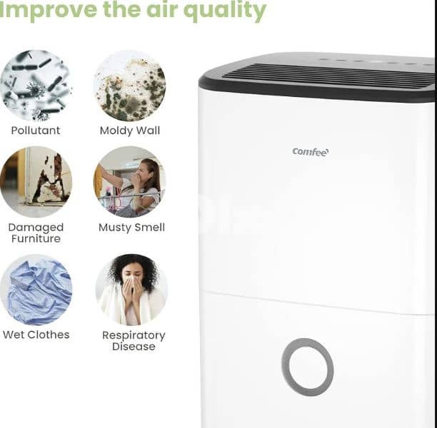 Comfee 16L smart Dehumidifier 16L LOW ENERGY CONSUMPTION/4$ delivery 5