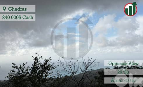 Land for sale in Ghedras with Open sea View !!!