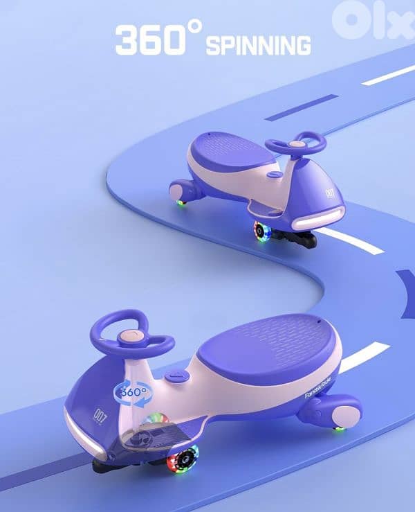 FanttikRide N7 Pro Electric Wiggle Car with Pedal,Rechargeable battery 2