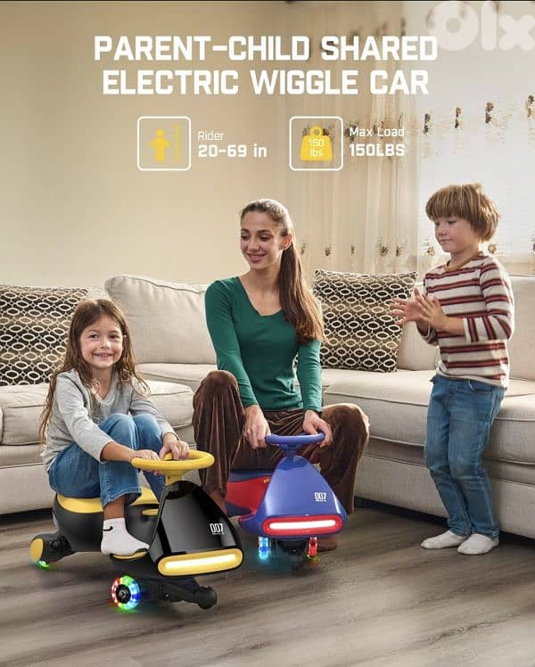 FanttikRide N7 Pro Electric Wiggle Car with Pedal,Rechargeable battery 9