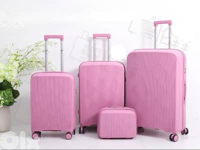Pure pink set 4 travel bags luggage suitcases 81539225