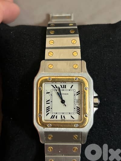 Vintage Cartier Santos 1980s Two-Tone (Steel & Gold) – Very Rare