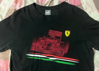 Ferrari cotton shirt kimi raikkonon car official puma product