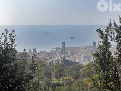 Bsalim Main Road Land - أرض ببصاليم على الطريق العام بإطلالة بحر