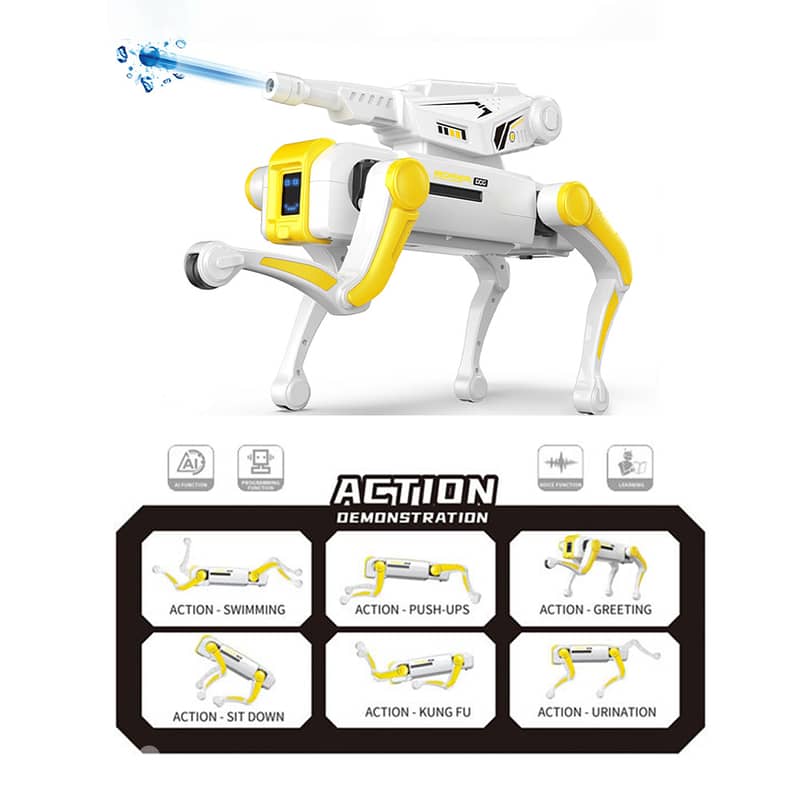 Interactive Multifunctional AI Shooting RC Robot Dog Toy - كلب روبوت 1