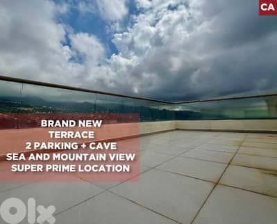 terrace, sea and mountain view, 2 parking, Fatqa/فتقا REF#CA134402