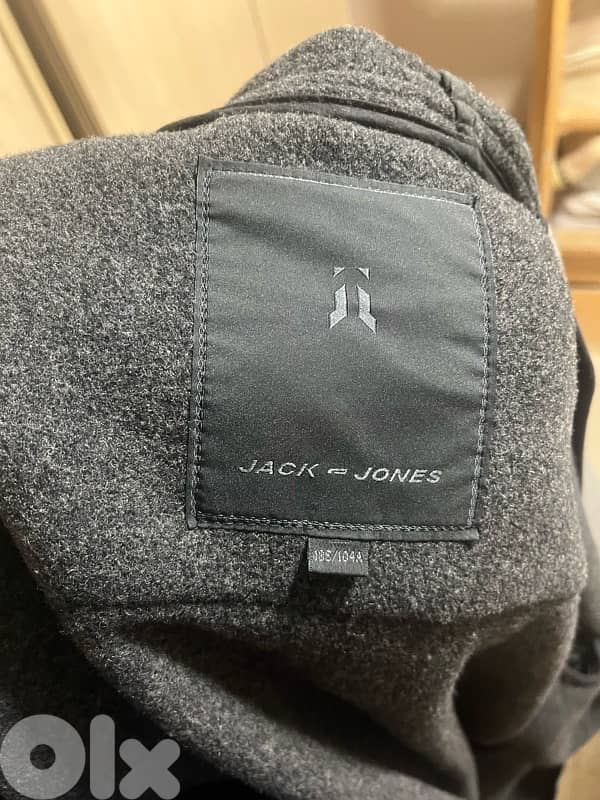 jack and jones gray coat 3