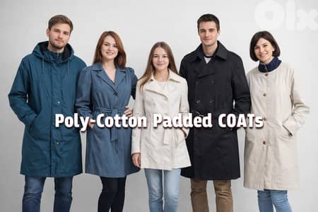 Male & Female Poly-Cotton Padded COATs