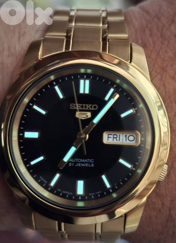 seiko5 gold automatic 5