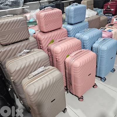 8I-539225 set 4 pcs travel bags luggage suitcases polycarbonate