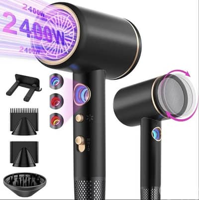 TISOUTEC Professional Ionic Hair Dryer+Powerful AC Motor 2400W