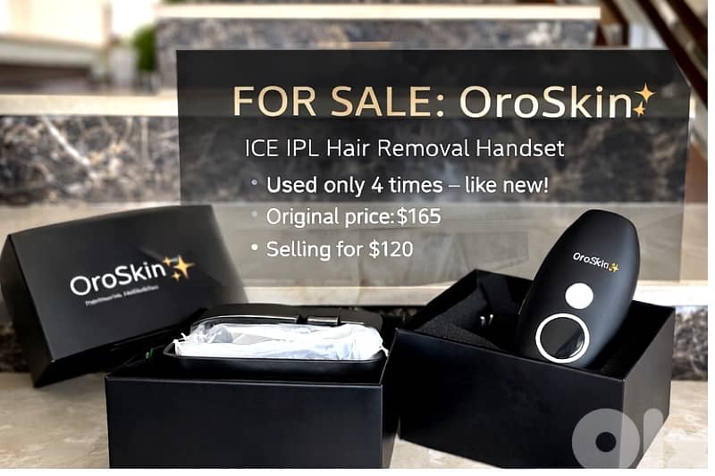 OroSkin ICE IPL Hair Removal Handset – Excellent Condition 1