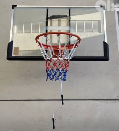 220$ basketball hoop mounted Backboard( 140cmx80cm)Tempered glass