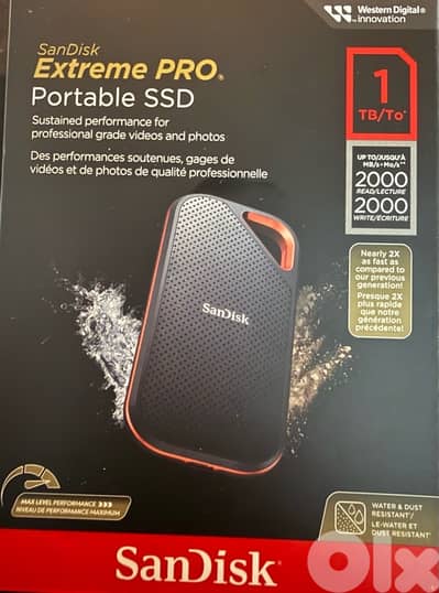 External hard disk SanDisk 1TB E81 Extreme Pro