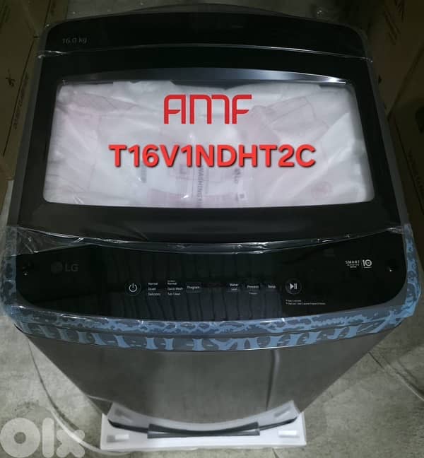 LG غسالة توب لود T1366NEHV2 available 13,16,18,19Kg Top Loader 6
