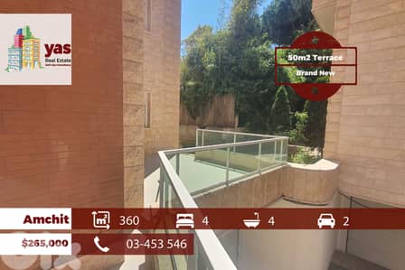 Amchit 360m2 | 50m2 Terrace | Luxury | Prime Location| Brand New | ABA