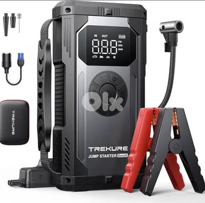 TREKURE 4000A portable Jump Starter 12V Booster+150 PSI Air Compressor