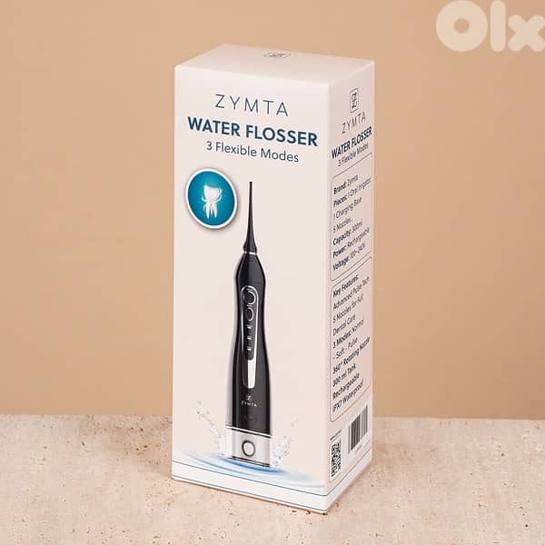 300ml Rechargeable Water Flosser with 5 Heads & 3 Modes( 5