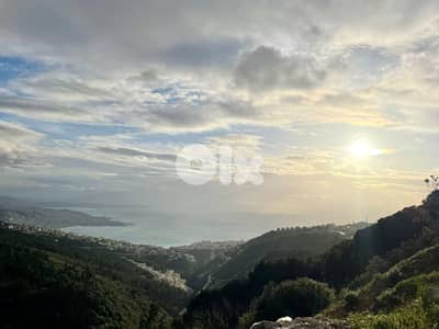 920 SQM Land in Kfour with a Breathtaking Sea View