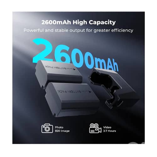 K&F SONY NP-FZ100 BATTERY AND CHARGER-KF28.0089 1