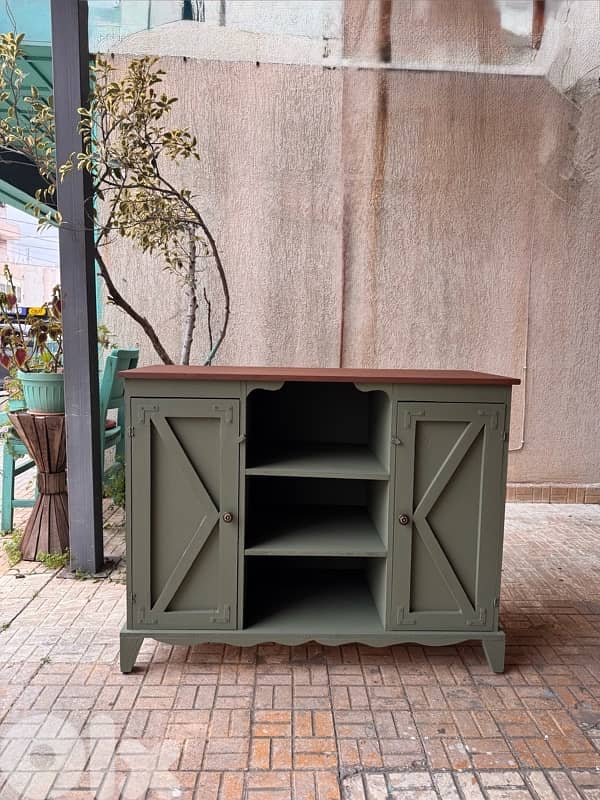 handcrafted coffee table , tv cabinet 2
