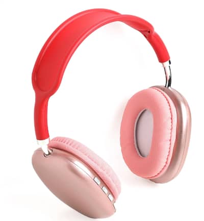 p9 pink headphones