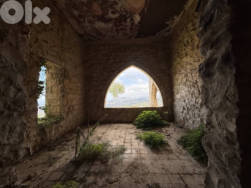 Land with Heritage Villa for sale in Aley أرض مع فيلا تراثية في عاليه 14