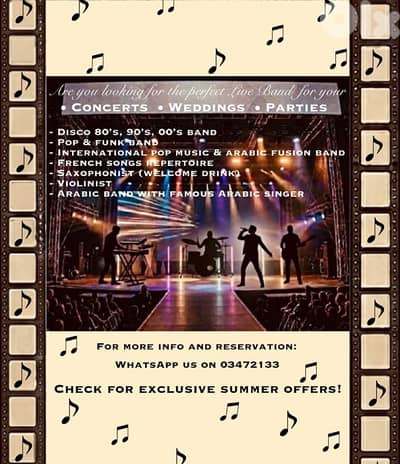 weddings concerts