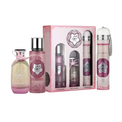 Lattafa Ard Al Zaafaran Hareem Al Sultan 3‑Piece Gift Set – For Women