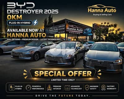 SPECIAL OFFER! BYD Destroyer Brand new 0km Plug in electric  TOP CAR!!