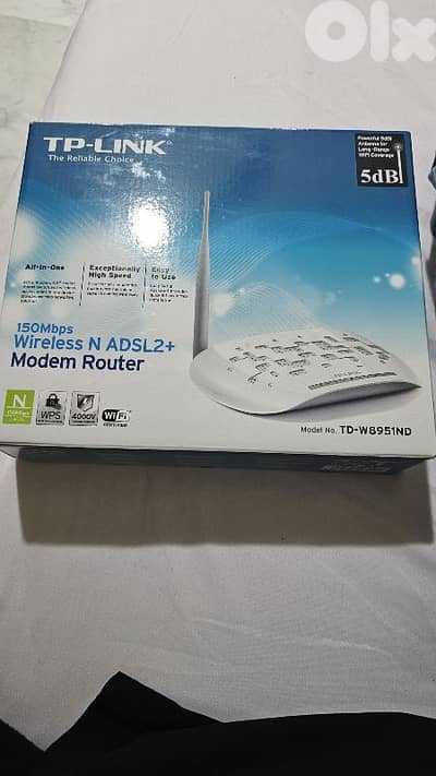 TP-Link Premium Wireless Modem Router N ADSL2+ Optimzed for Ogero