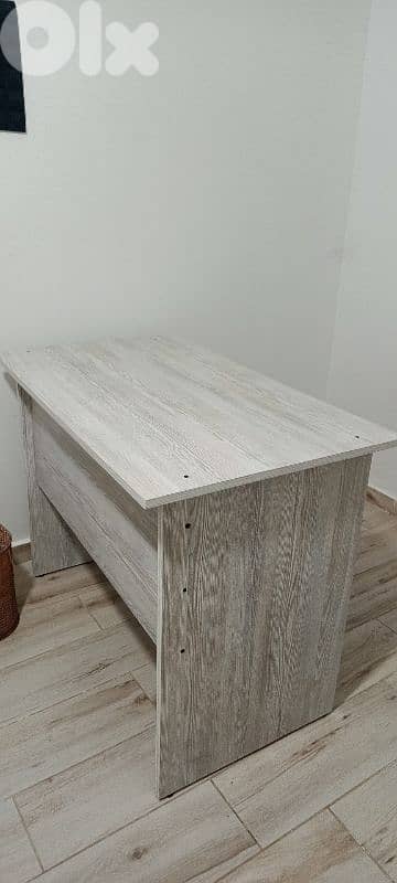 desk and chair