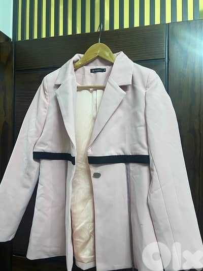 elegant pink jacket