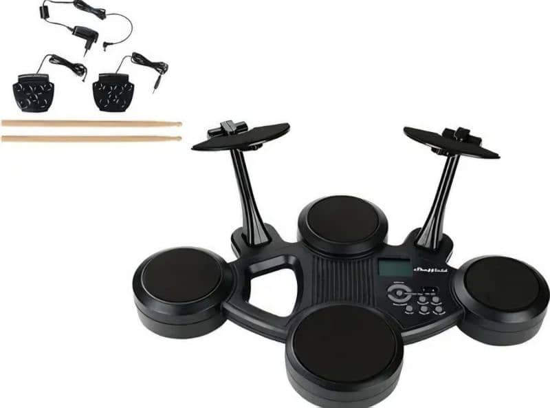 E-Drum Set Electronic Drums Music 6 Pads Adjustable Volume 12