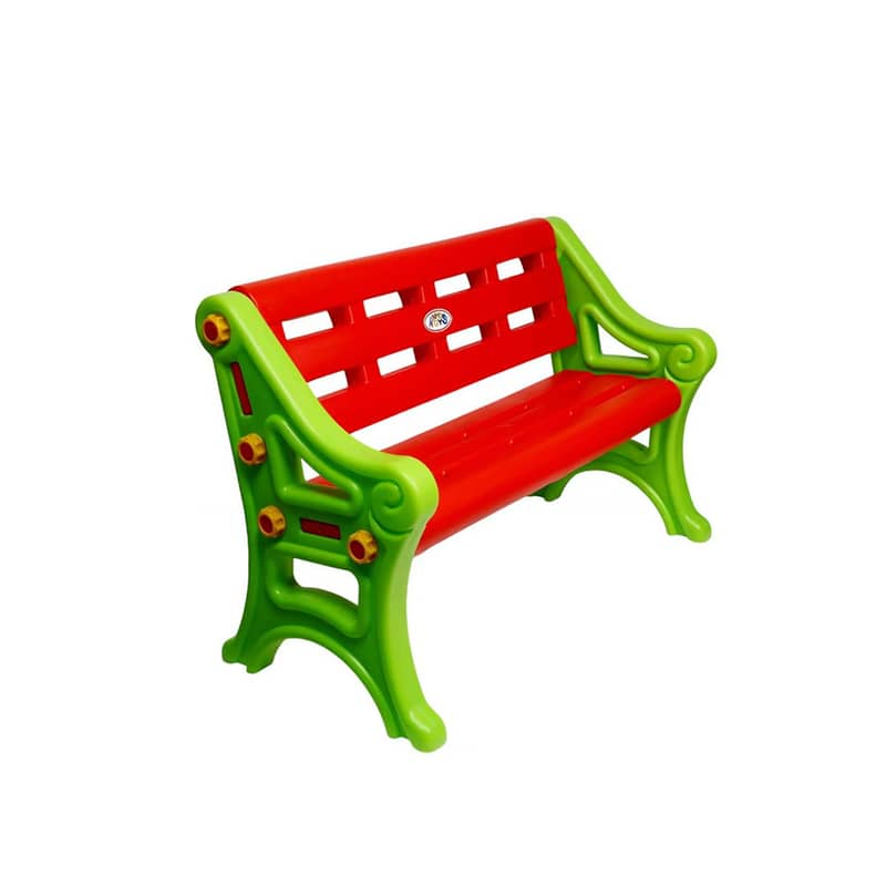 Children's Dual Seat Vibrant Bench - كرسي أطفال بمقعدين بتصميم ملوّن 1
