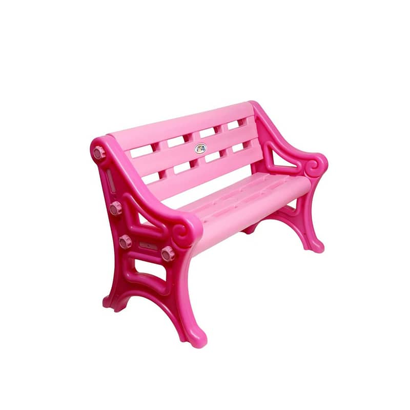 Children's Dual Seat Vibrant Bench - كرسي أطفال بمقعدين بتصميم ملوّن 2