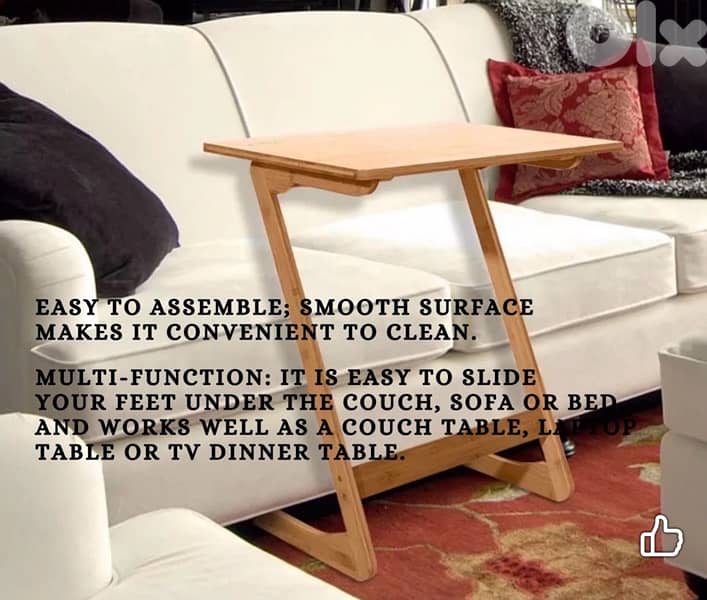 Bamboo side table 3