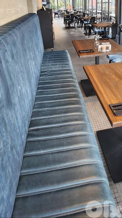 Big leather sofa 3.5 mt long