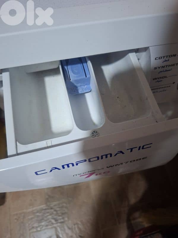 غسالة campomatic  مستعمله شي شهرين  بس بتنضف كتير منح 2