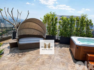 Penthouse Triplex in Achrafieh for Rent with City Views | Prime